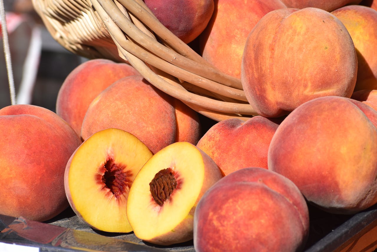 how to freeze peaches