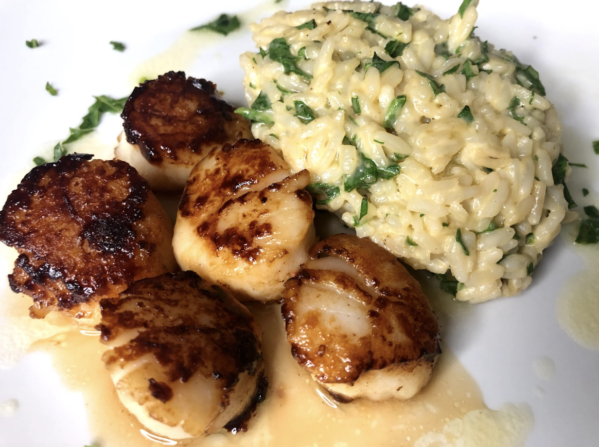 pan seared scallops recipe