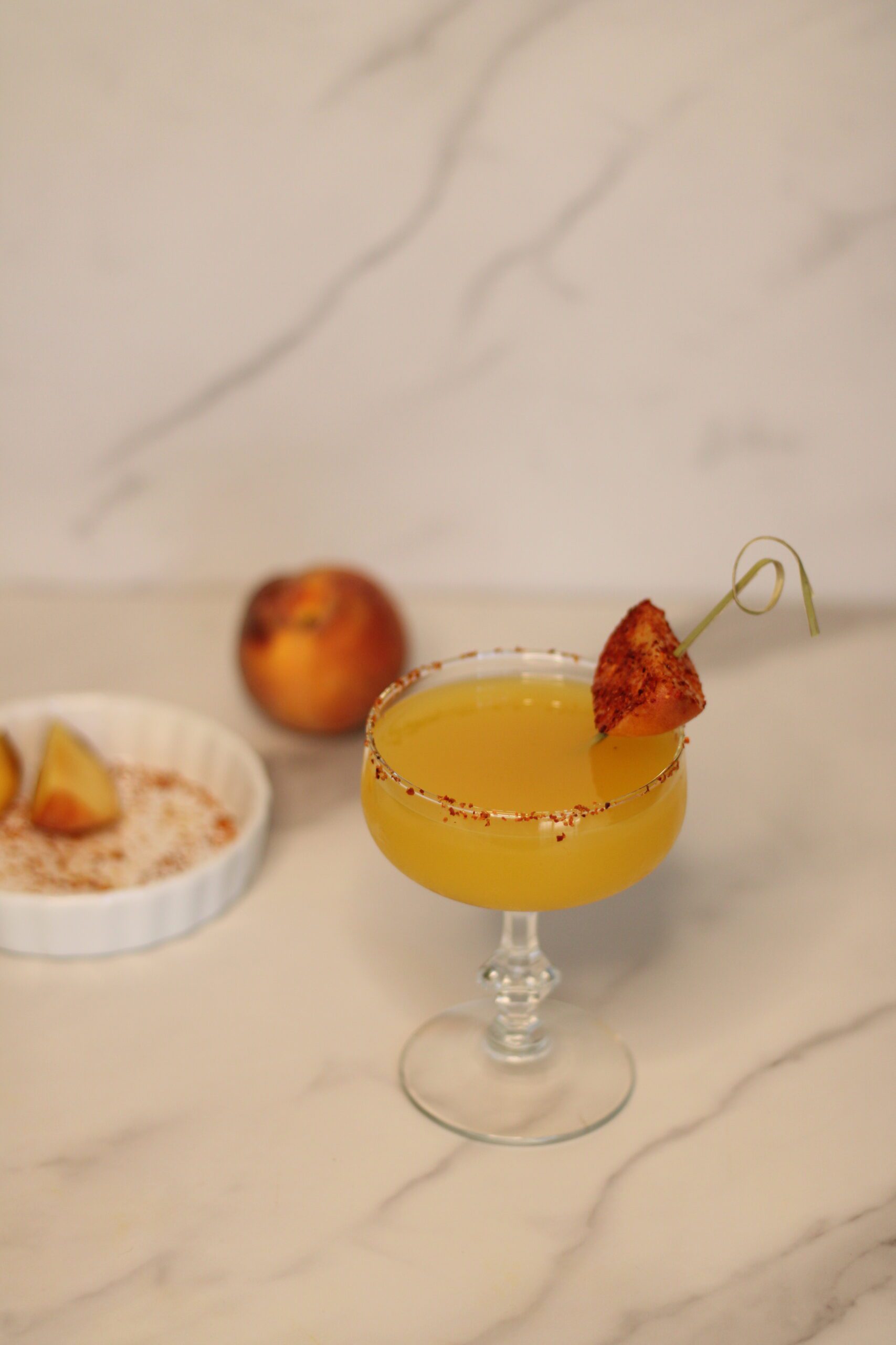 tajin peach martini recipe