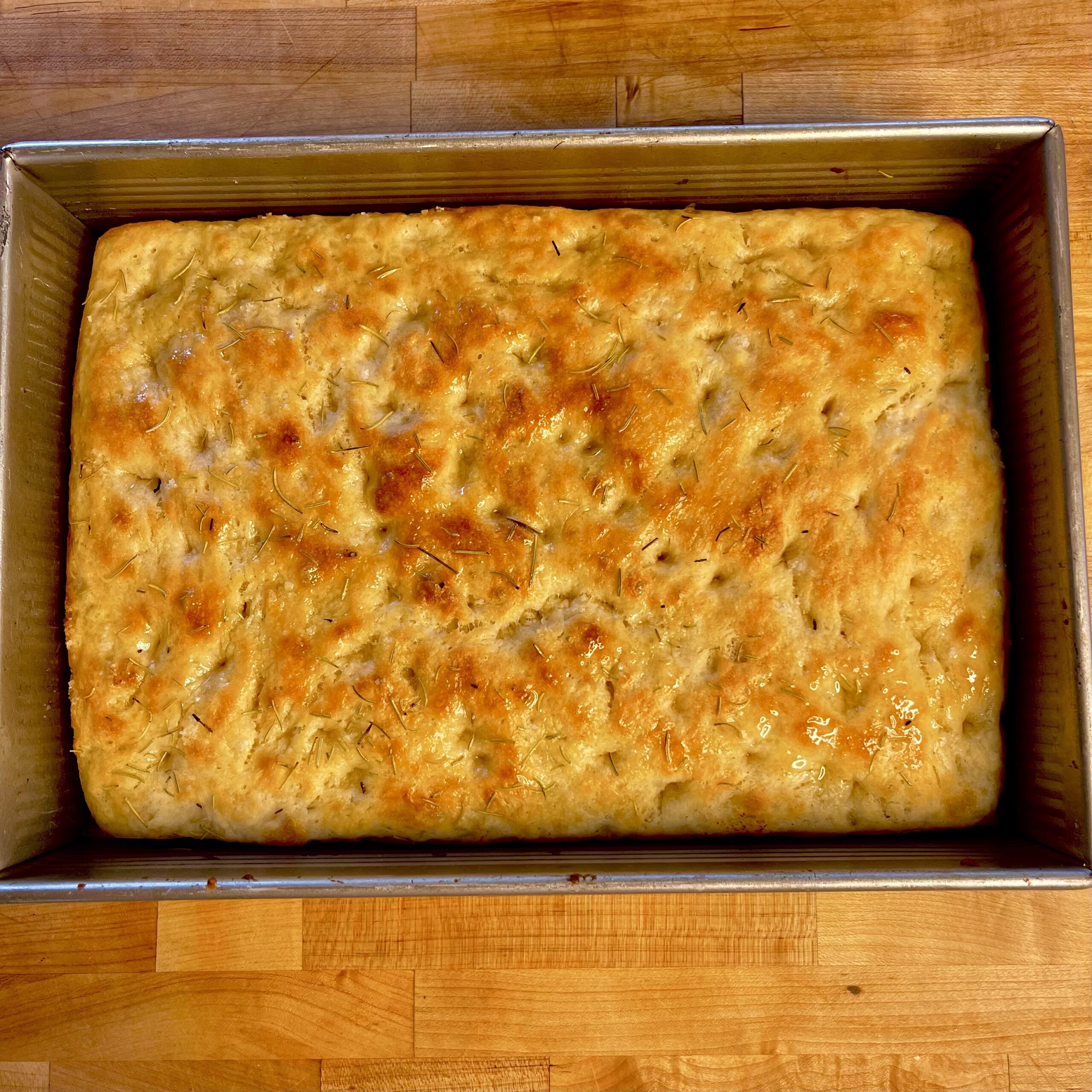 easy focaccia bread recipe